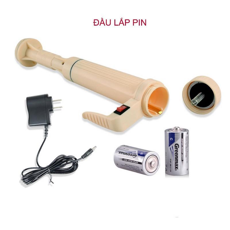 Máy Hút Đáy, Vệ Sinh Hồ Cá Jeneca AS-615B Chạy Pin Và Điện
