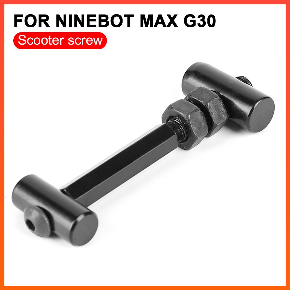 Móc treo chân đế xe máy điện gấp cho Ninebot MAX G30 Black Color: Locking Screw