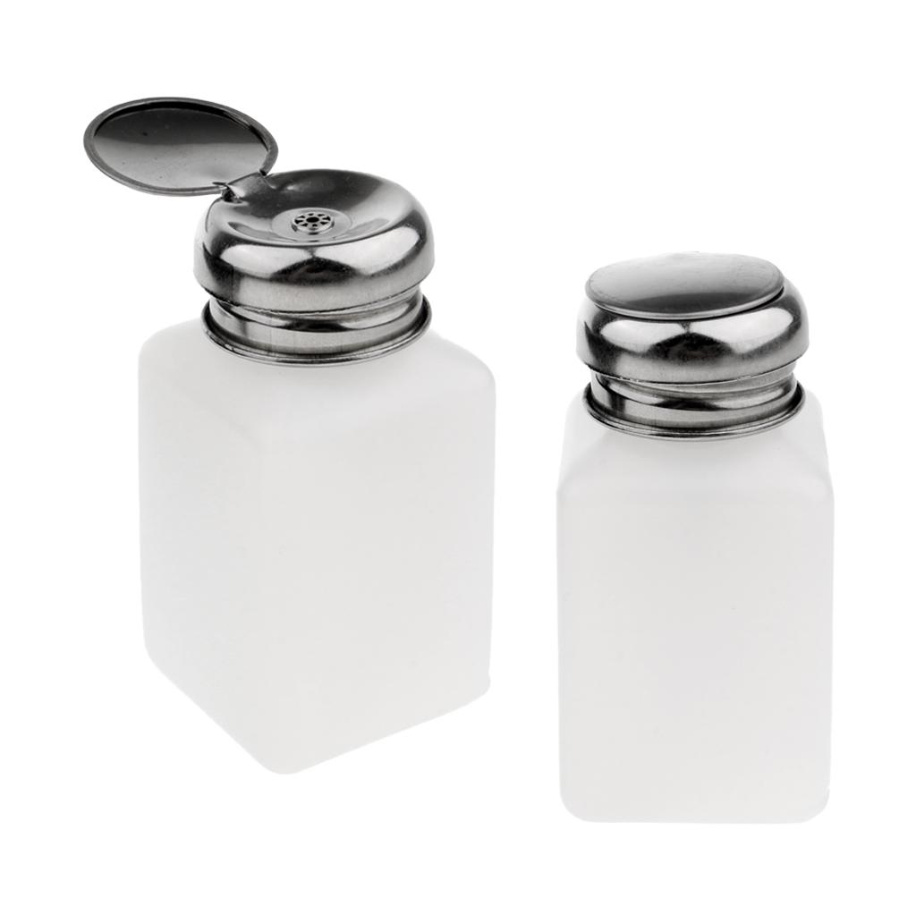 2 Cái Nail Nail Tẩy Bơm Bơm Quả Quả Báo Chí Chai Rỗng