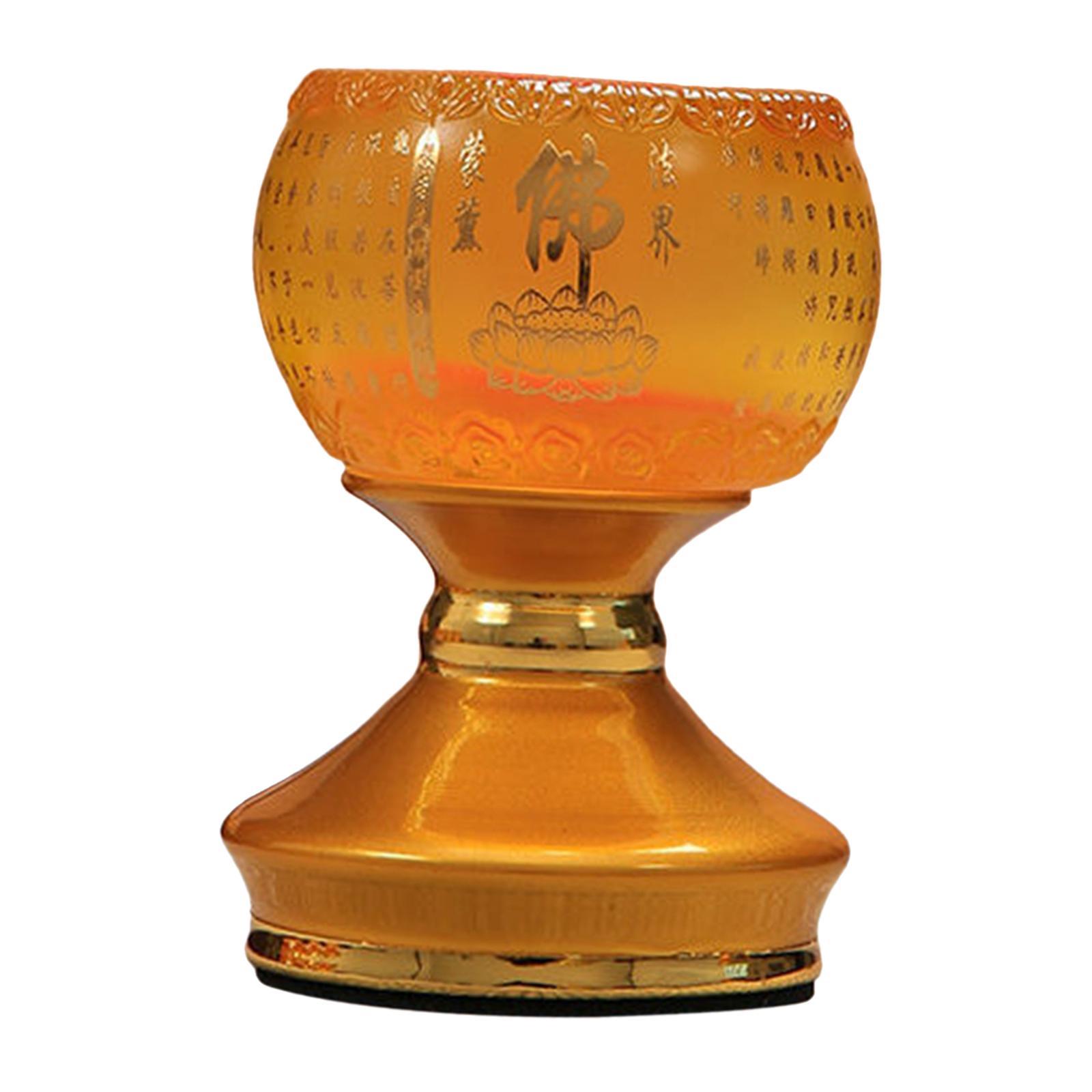 Ghee Lamp Holder Candle Holder Tibetan Buddhist for Desktop Home Living Room