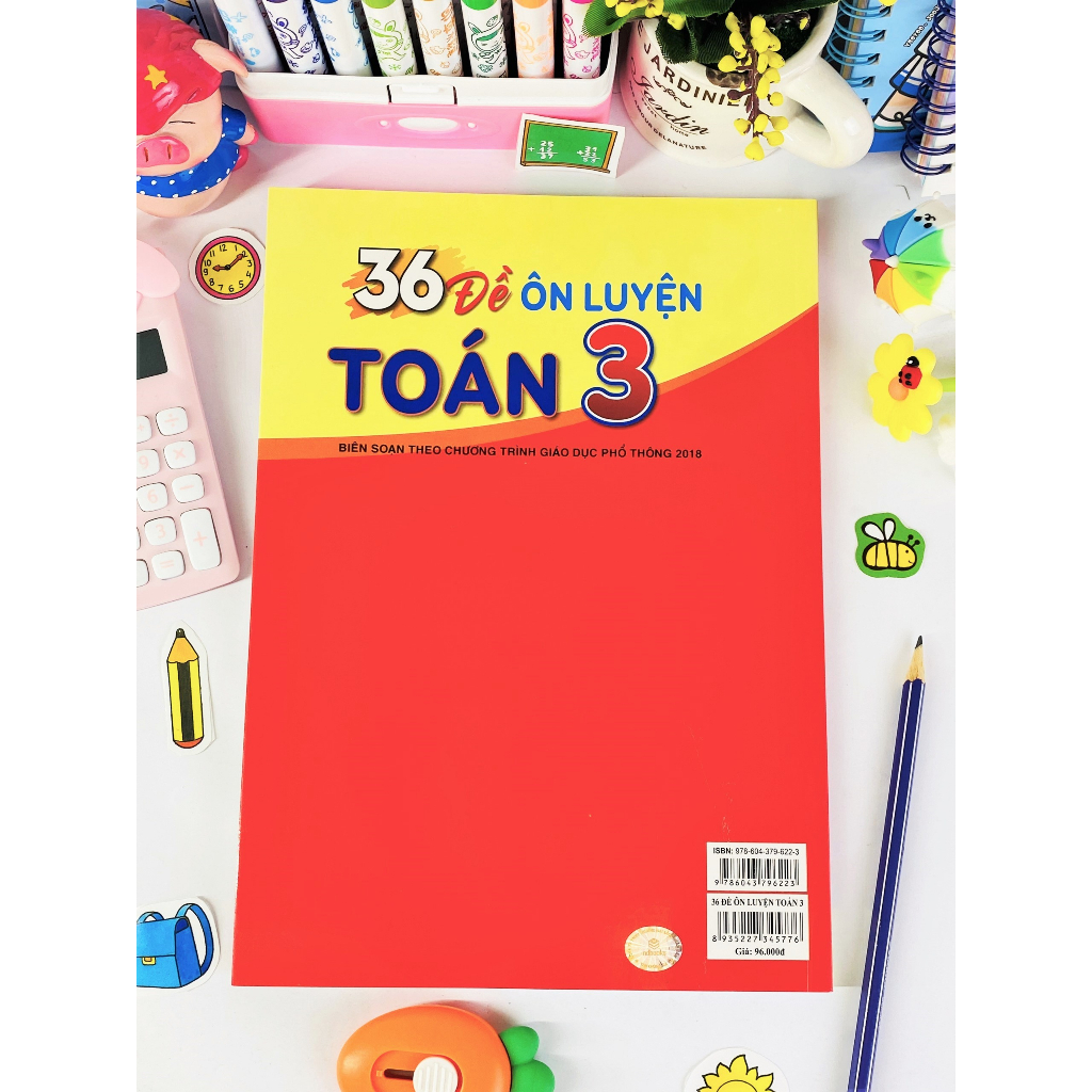 Sách - 36 Đề Ôn Luyện Toán 3 - Biên soạn theo chương trình GDPT mới - ndbooks