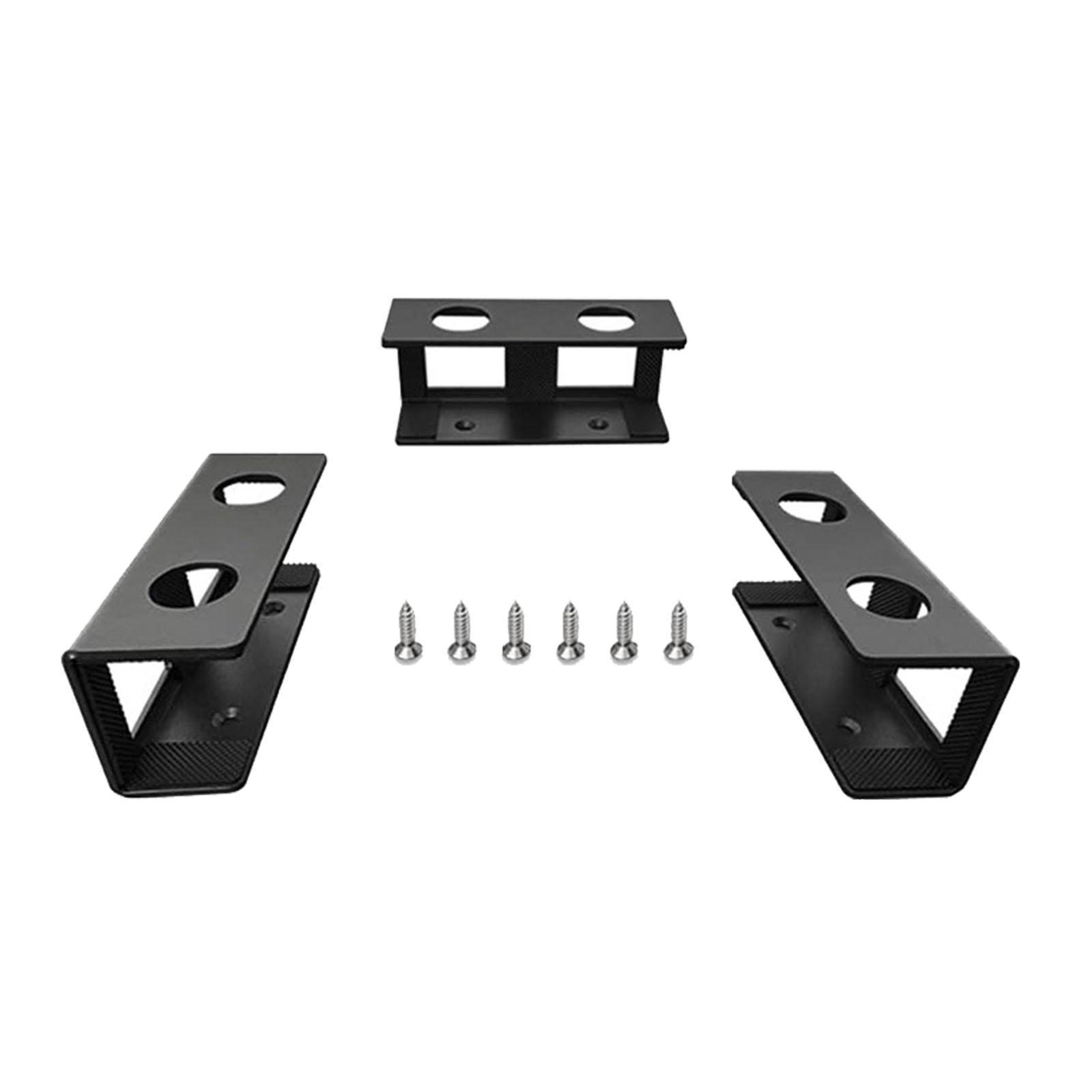 3x under Desk Laptop Mount Brackets Stand Set Heavy Duty Laptop Holder Mount