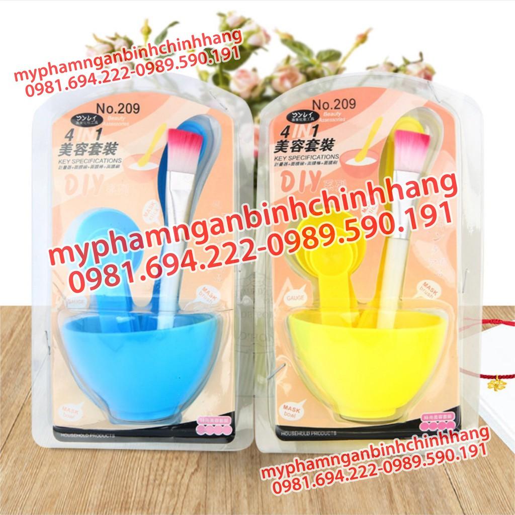 Bộ bát trộn mặt nạ 6 chi tiết, bát trộn mask