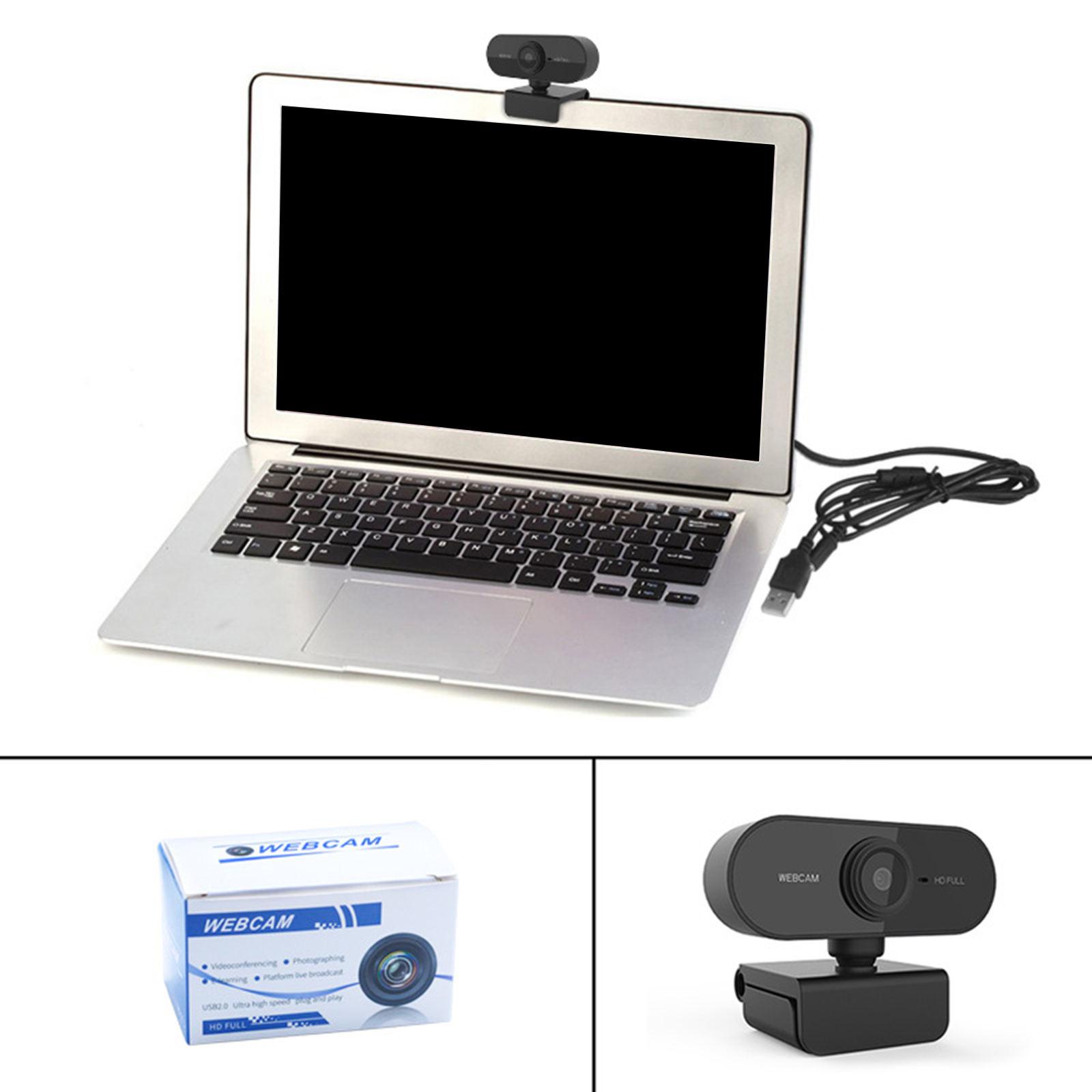 Smart HD Webcam PC Desktop Plug and Play USB Built-in Microphone for Webcast