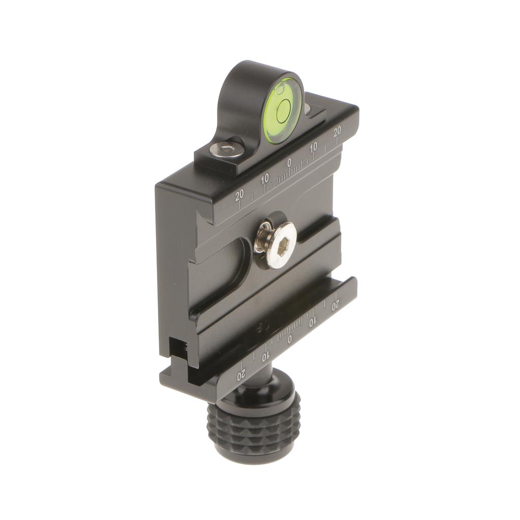 Camera QR Quick Release Plate 3/8'' 1/4'' Clamp Mount for Ball Head Tripod