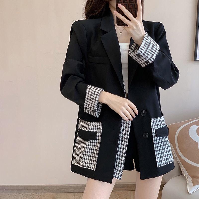 Áo Khoác Blazer nữ Form Suông phong cách hàn quốc mẫu mới chất đẹp mã RB01