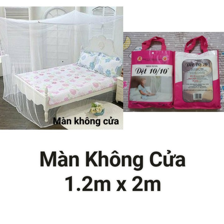 Mùng Màn Tuyn Chống Muỗi May 10, Mùng Màn Tuyn Dây Mắc không cửa và có cửa Dệt 10/10, Mùng Màn Tuyn Chống Muỗi Cao Cấp Đủ Kích Thước 1.2mx2m / 1.6mx2m / 1.8m x 2m / 2.2mx2m