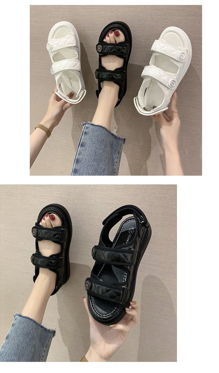 Giày Sandals bé gái quai hậu dán thể thao siêu nhẹ, êm chống trơn cho trẻ em học sinh 6 - 12 tuổi đi học đi chơi – GSD9003