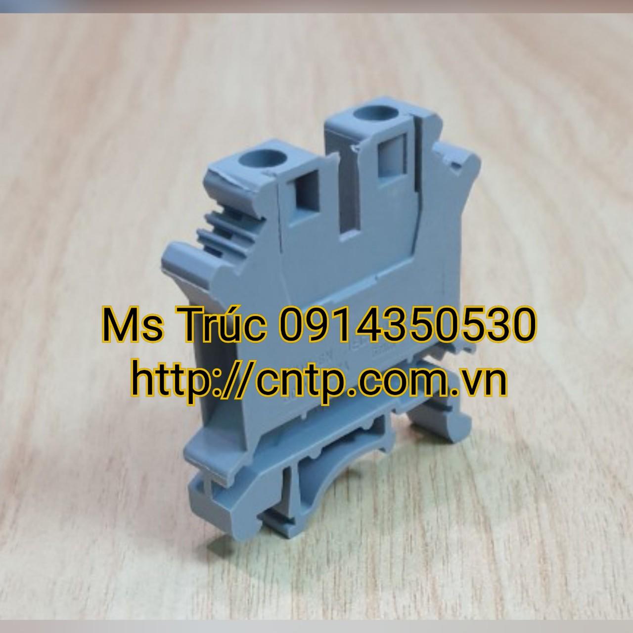 Terminal block; terminal tép xám: UK 5N - Hộp 50 cái