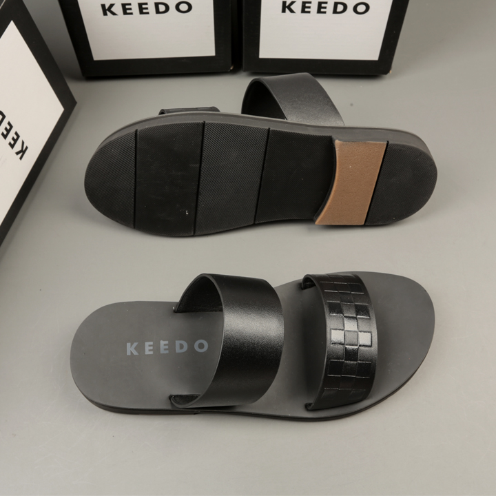 Dép 2 quai ngang nam cao cấp KEEDO TNG-50825