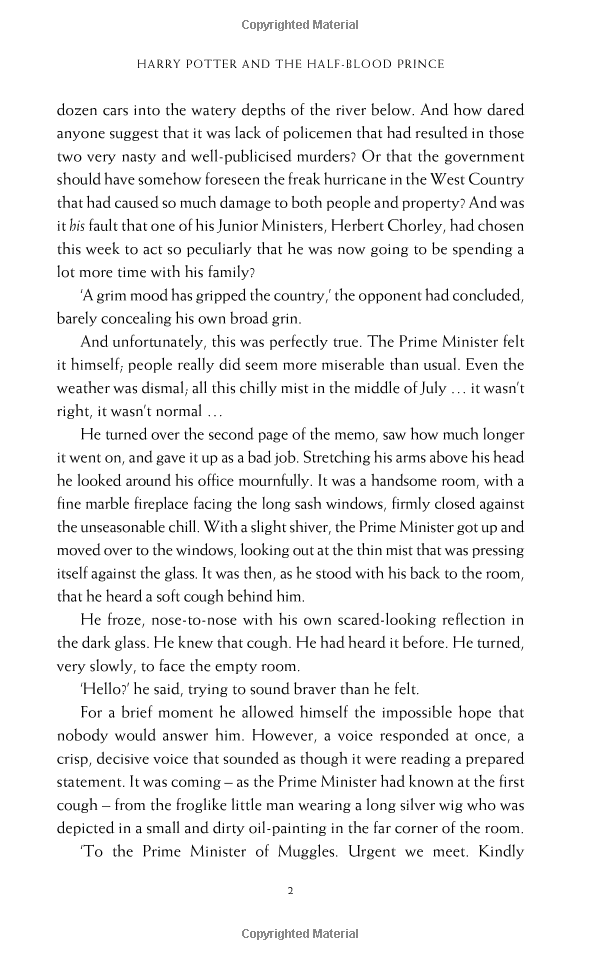 Sách Harry Potter And The Half-Blood Prince (Harry Potter và Hoàng Tử Lai) (English Book)