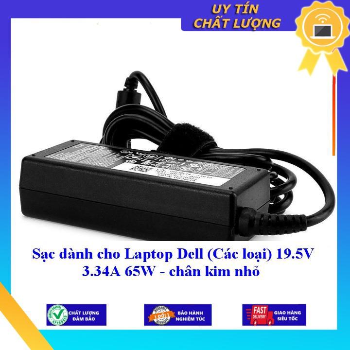 Sạc dùng cho Laptop Dell  19.5V 3.34A 65W - chân kim nhỏ - Hàng Nhập Khẩu New Seal