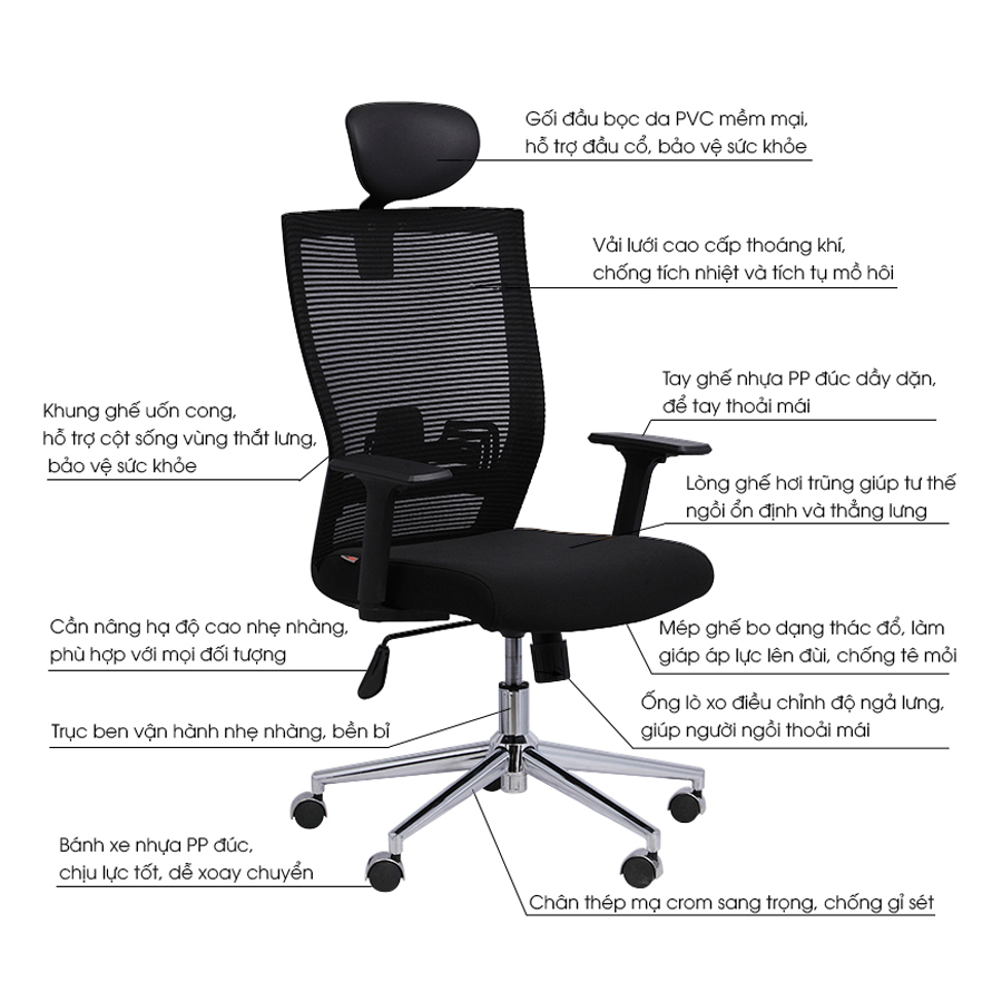 Ghế trưởng phòng IBIE IB1011