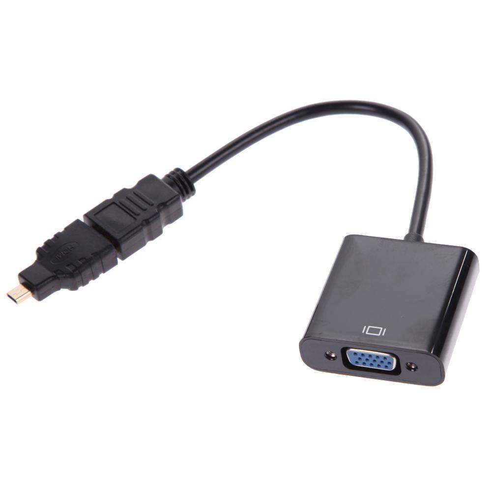Cáp chuyển đổi từ cổng mini HDMI / Mini HDMI sang cổng VGA có cổng Audio