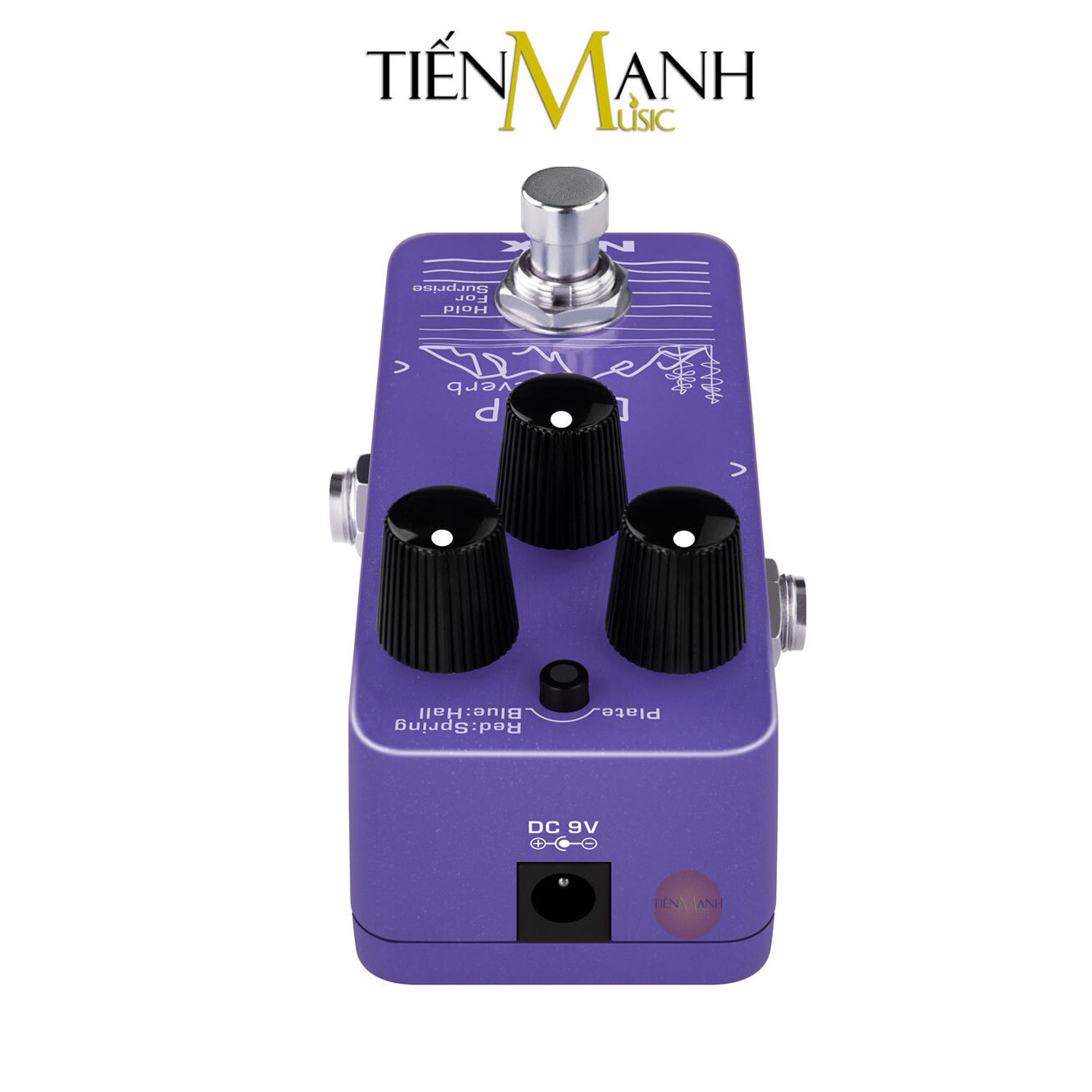Phơ Đàn Guitar Nux Reverb NRV3 Damp - Bàn Đạp Effect Pedal Mini Core NRV-3 Hàng Chính Hãng