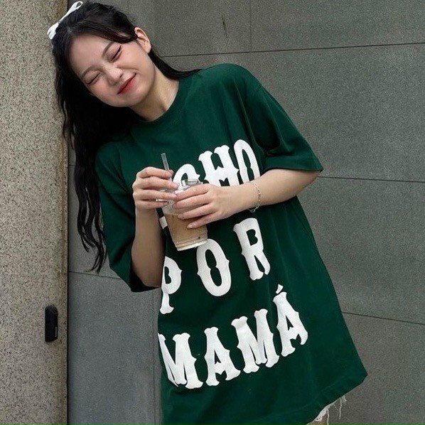 Áo thun tay lỡ form rộng - phông nam nữ cotton oversize - T shirt MAMA - 2N Unisex