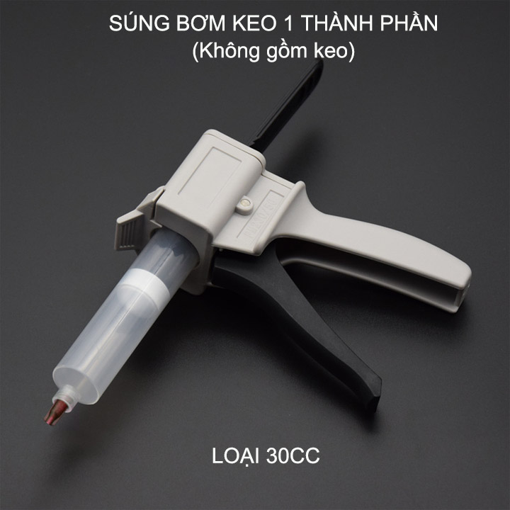 Dụng cụ bơm keo 1 thành phần bằng tay, loại 30-55CC tùy chọn