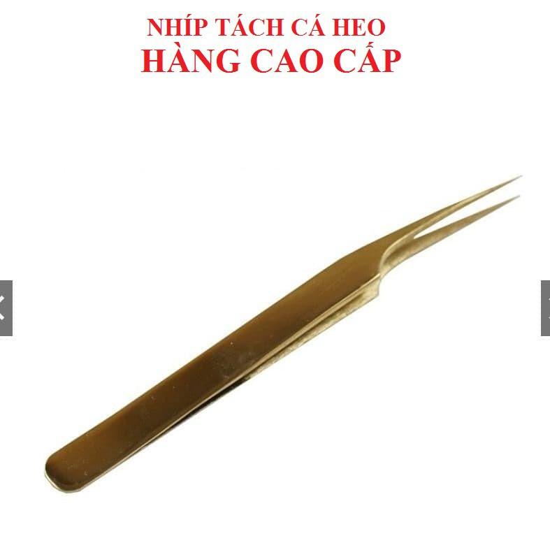 Nhíp tách cá heo vàng cao cấp không gỉ, dùng để tách mi, nối mi classic dành cho thợ nối mi chuyên nghiệp