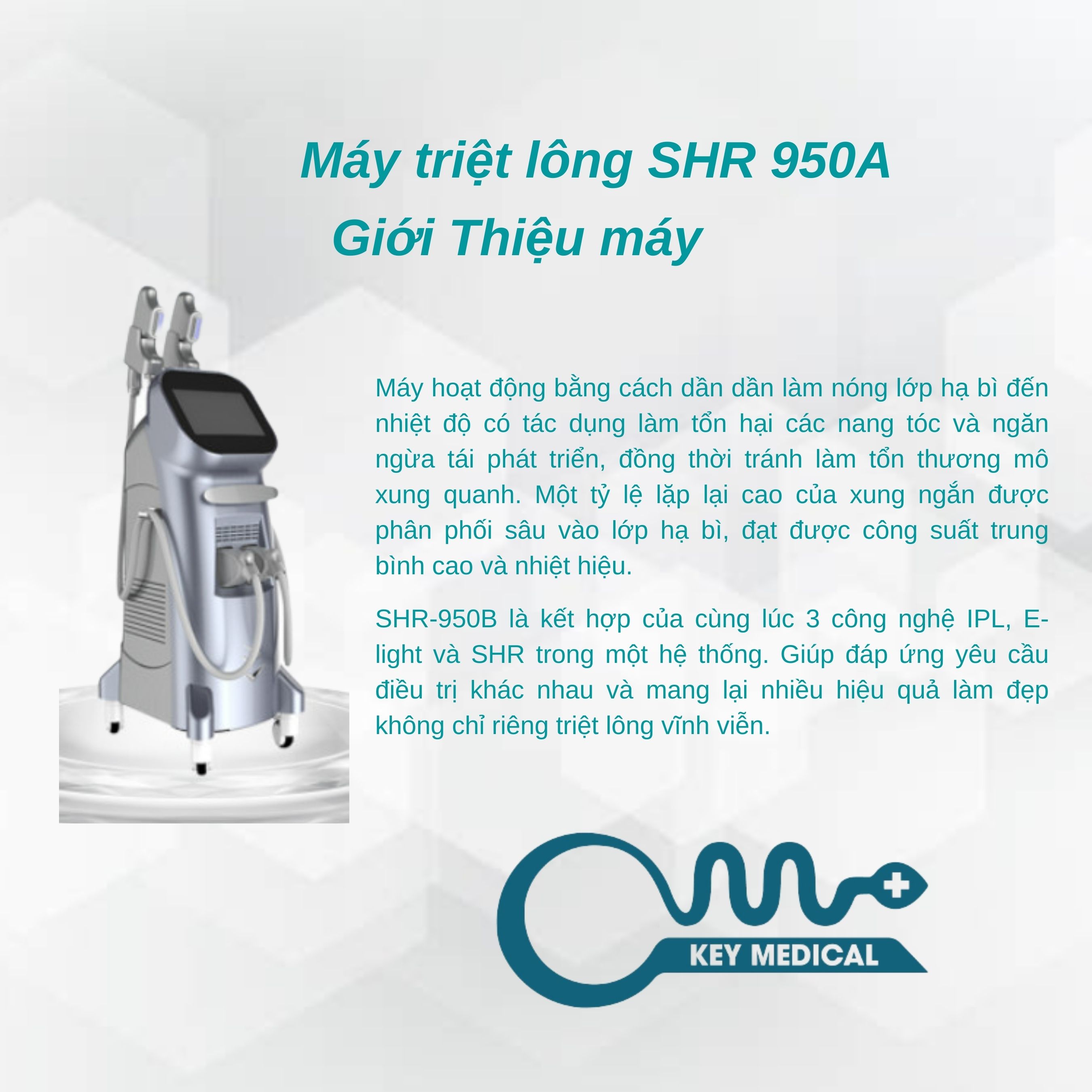 Máy triệt lông SHR 950A Cao cấp