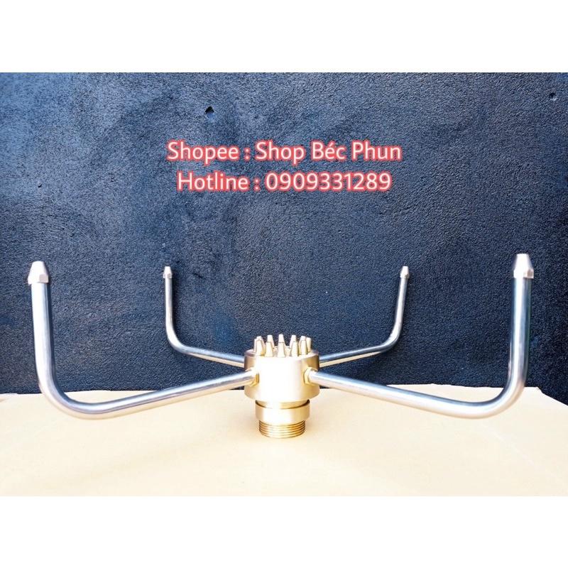 Béc phun xoay 4 tia + phun hoa 10 tia Đài Loan phi 49