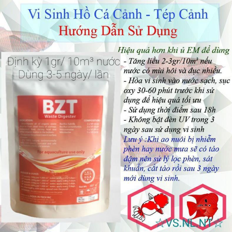 Vi Sinh Làm Sạch Nước‐Khử Mùi Hôi Cá Cảnh,Koi ,Tép Cảnh#BZT ĐỎ