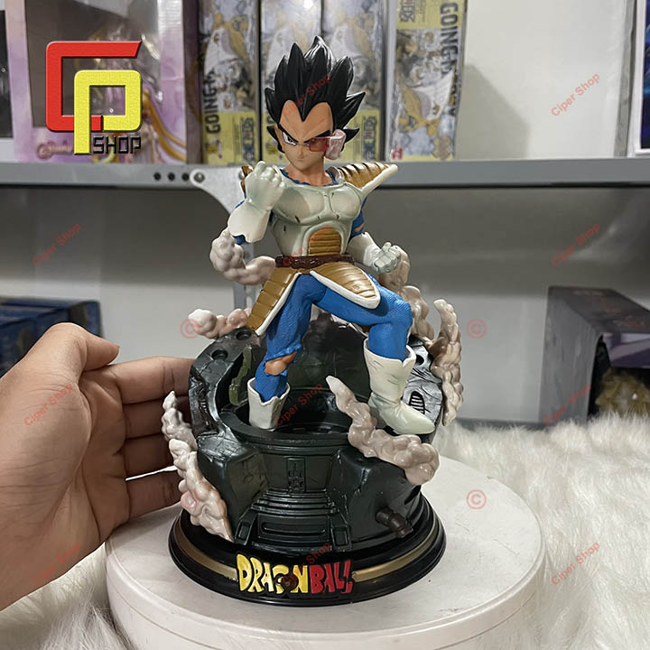 Mô hình Vegeta T-Rex - Figure Vegeta Dragon Ball - Có Led Base