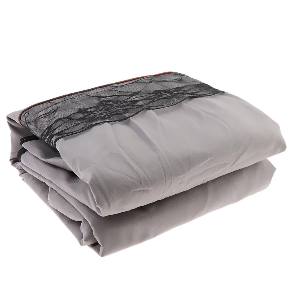 Wrap Around Bed Skirt Elastic Elegant Soft Ruffled Bed Skirts