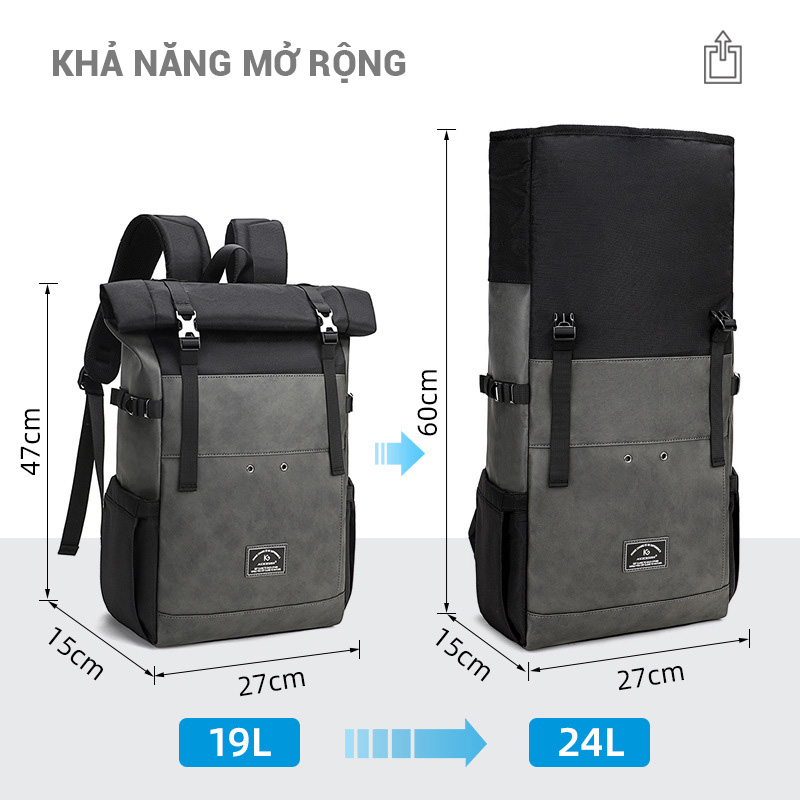 Balo nam thời trang GUBAG BL19 HOT TREND 2023 đi chơi, đi học, dòng balo cao cấp, đẹp xịn, chống nước