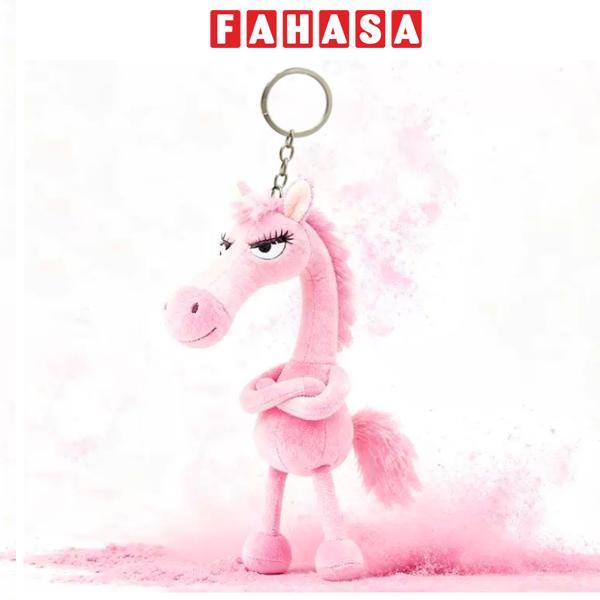 Móc Khoá Thú Bông Hình Ngựa - ZMGJ - Màu Hồng