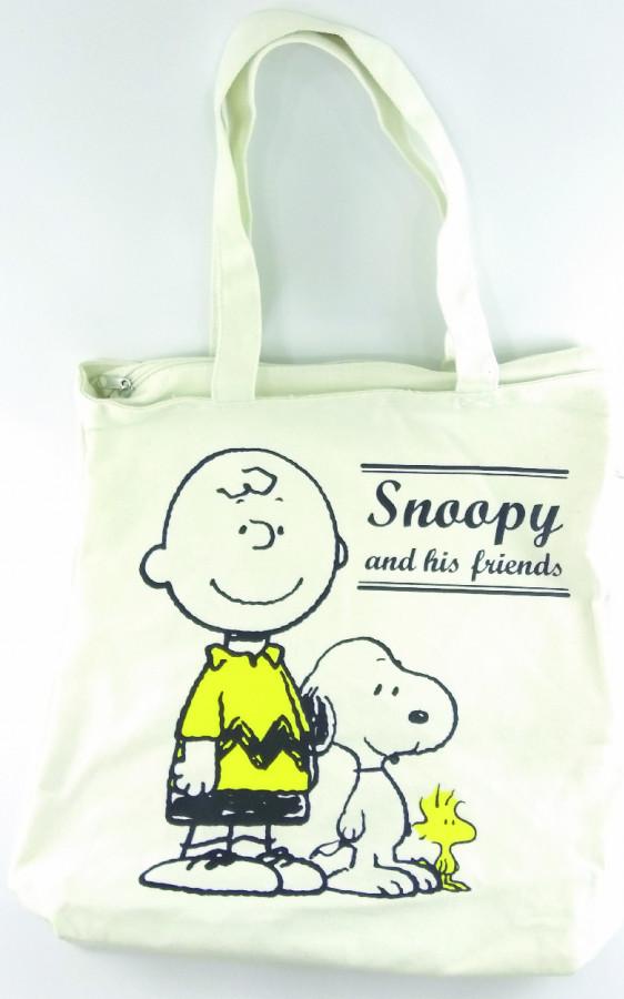 Túi Xách Nữ Vải Bố Snoopy