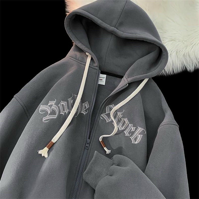 Áo Hoodie Áo Khoác Nỉ Hoodie Zip Hàng Quảng Châu Siêu Đẹp , Áo Khoác Nam Tay Dài Có Nón Thời Trang Hàn Quốc, Áo khoác hoodie zip nỉ thêu chữ TOMEIUHI