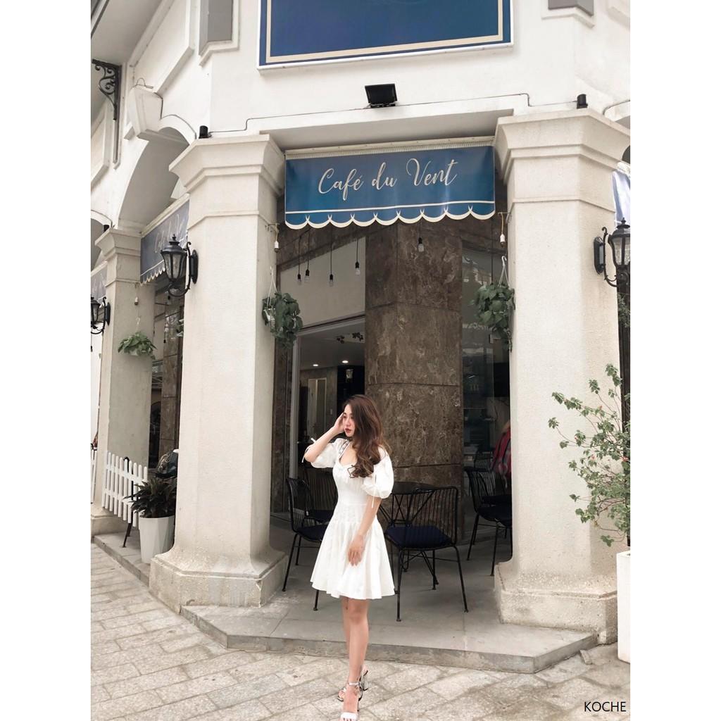 Đầm thiết kế tay phồng Koche dress - đầm đi tiệc thiết kế - Váy xòe - đầm dự tiệc