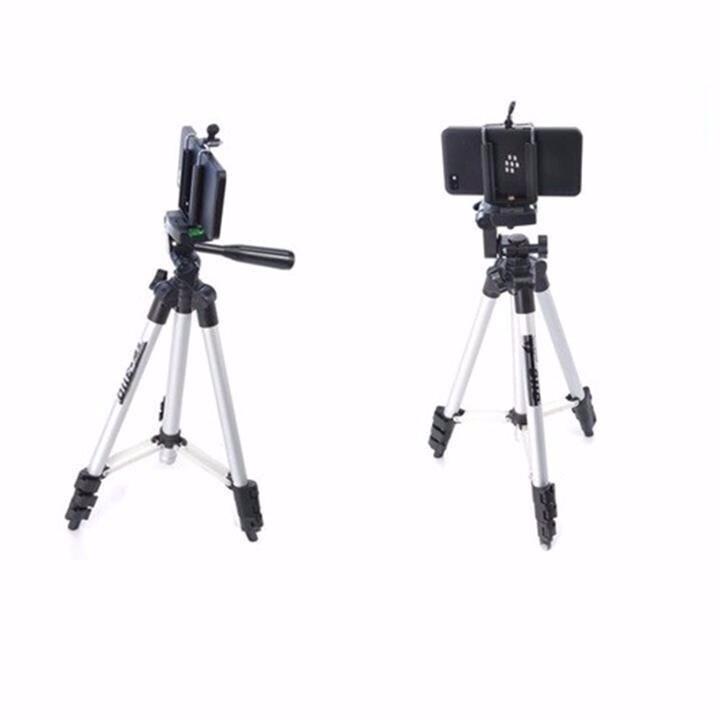 Gậy 3 chân máy ảnh quay phim Tripod TF-3110 [Tặng remote + gậy xi sắt] Emã BD