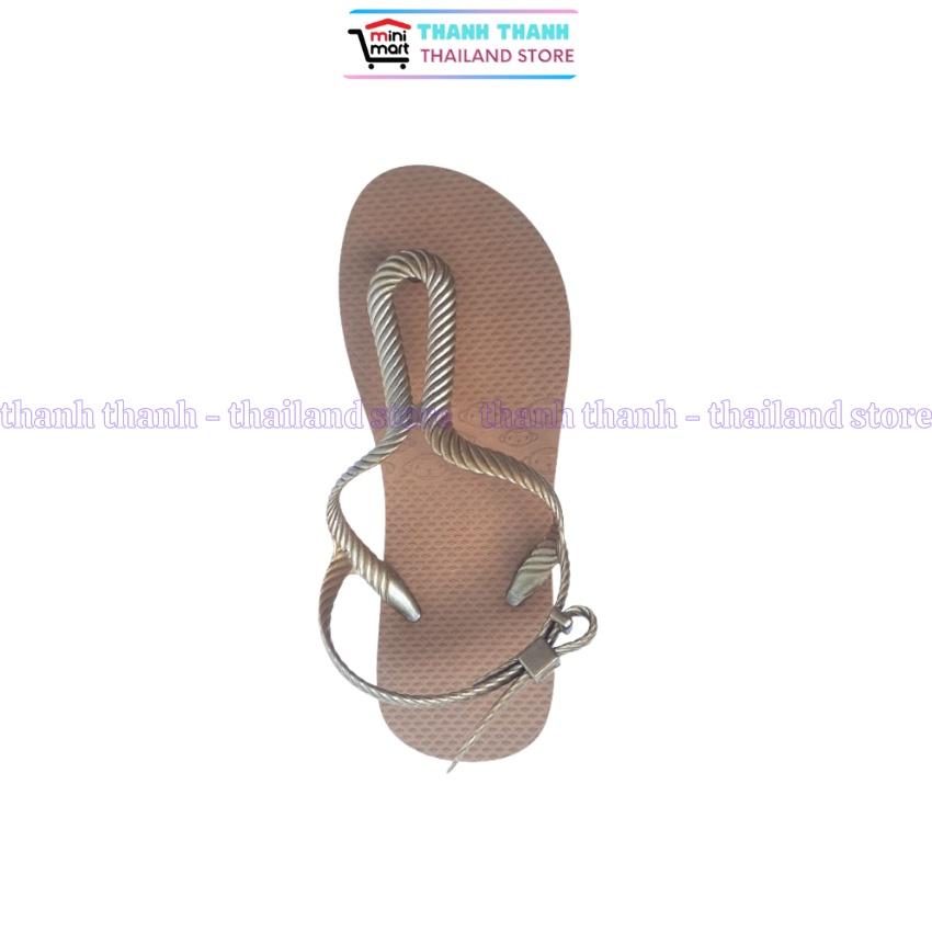 Giày Sandal nữ đế cao su xốp quai kẹp dây mảnh Thái Lan Monobo Maldives S2