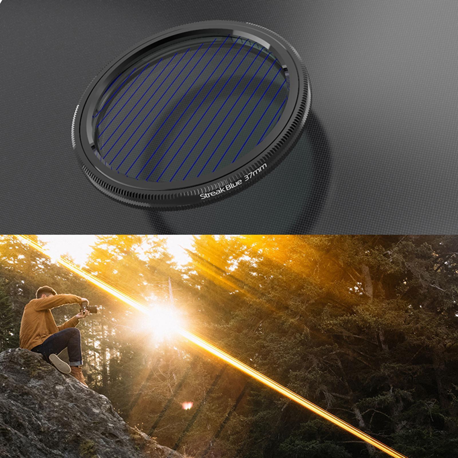 Photography Tool Blue Brushed Filter Light Effect filter Filter for DSLR Cinematice Video