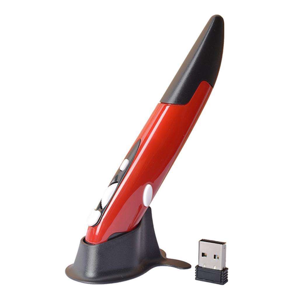 Optical Wireless USB Receiver Laptop Drawing Writing Red