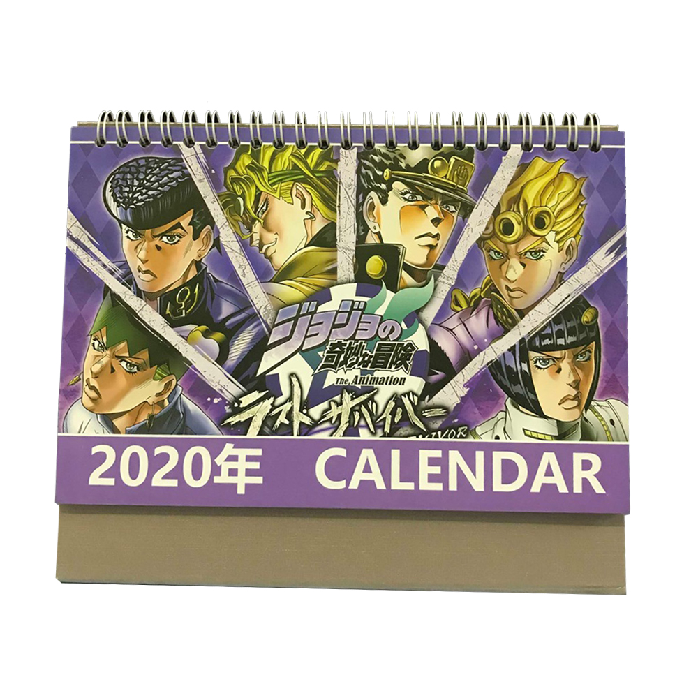 (Lịch 2020) Lịch để bàn hình Anime Jojo hay JoJo's bizarre adventure - Cuộc phiêu lưu bí ẩn