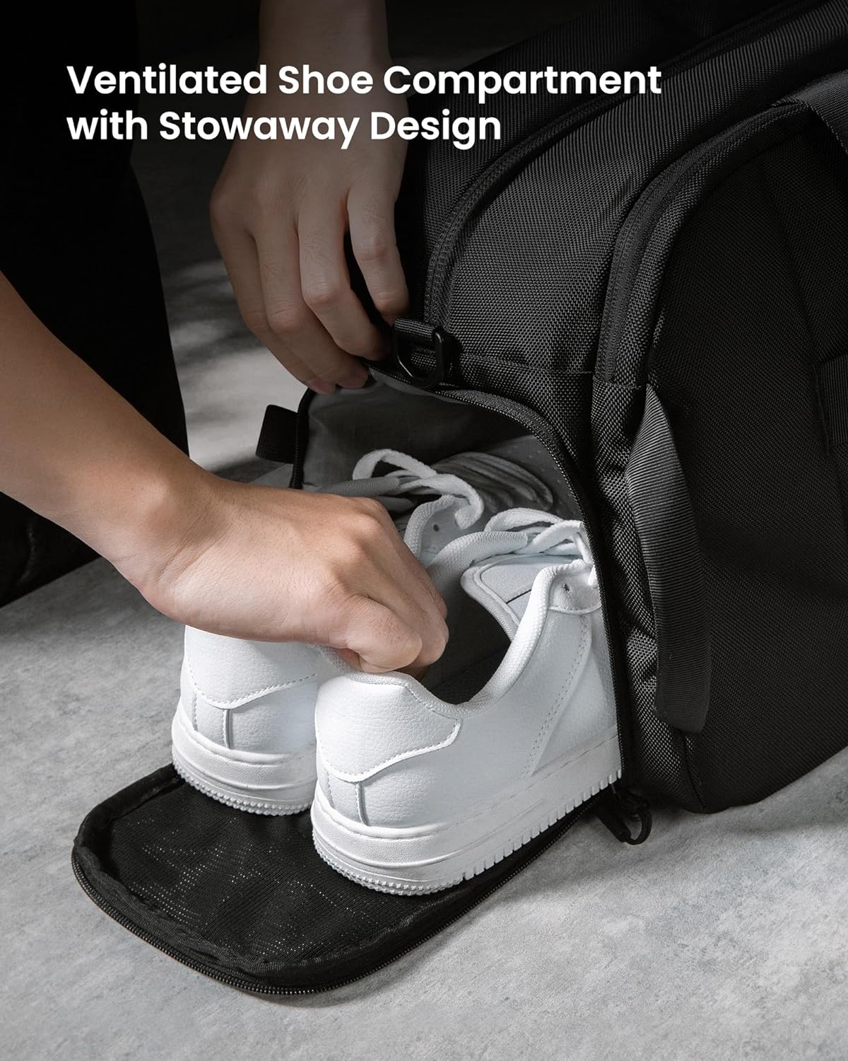 Túi Xách Tomtoc Navigator - T31 Travel Duffel Black T31M1D1