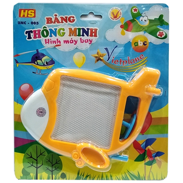 Bảng Thông Minh Hình Máy Bay BNC-005 - Cam Nhạt