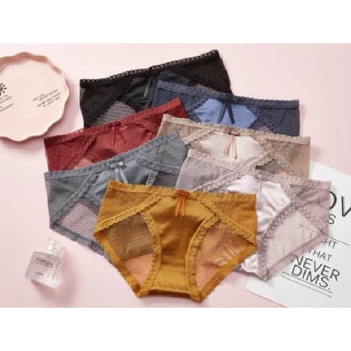 COMBO  QUẦN LÓT SU LỤA PHỐI REN 266