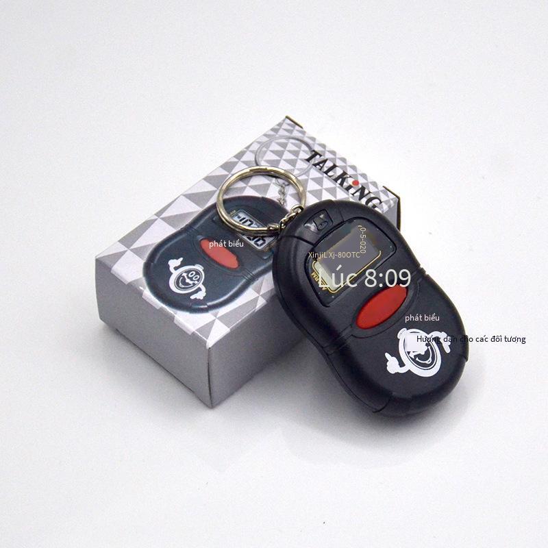 Phong cách mới nhất cung cấp đồng hồ móc chìa khóa XJ-800 XJ-800 cho người mù với giọng nói SUGA đồng hồ báo cáo thời gian bằng giọng nói của Trung Quốc