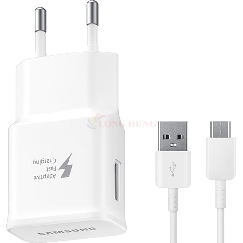 Combo cốc sạc Samsung Travel Adapter PD15W 1USB + Cáp USB Type-C 1.5m EP-TA20EWECGWW - Hàng chính hãng