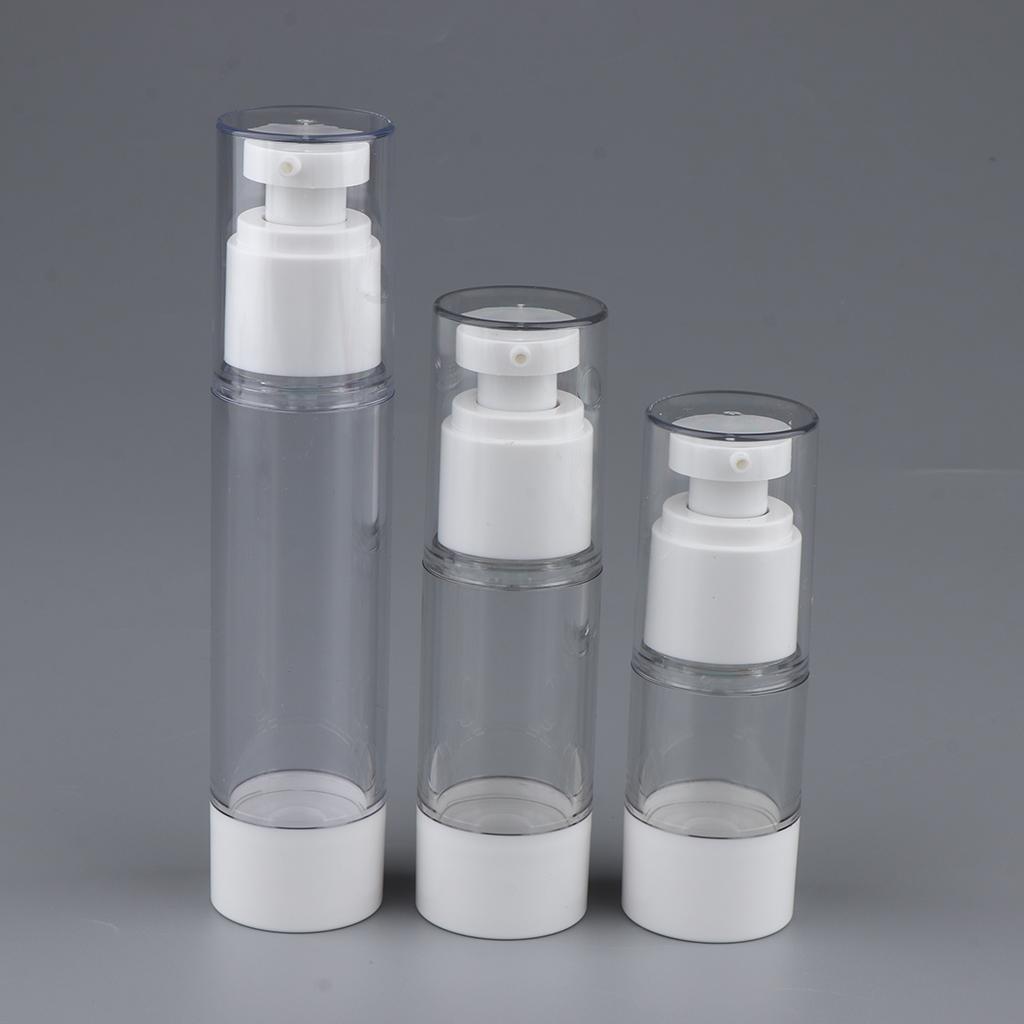 2X Rỗng Bơm Lại Tinh Chất Chai Chân Không Hộp đựng Mỹ Phẩm