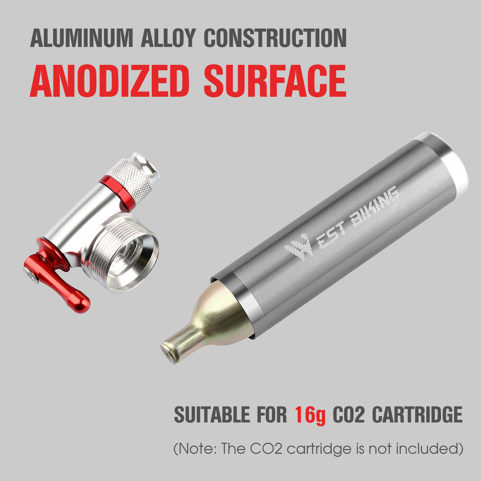 Bơm xe đạp mini WEST BIKING CO2 cho Presta và Schrader