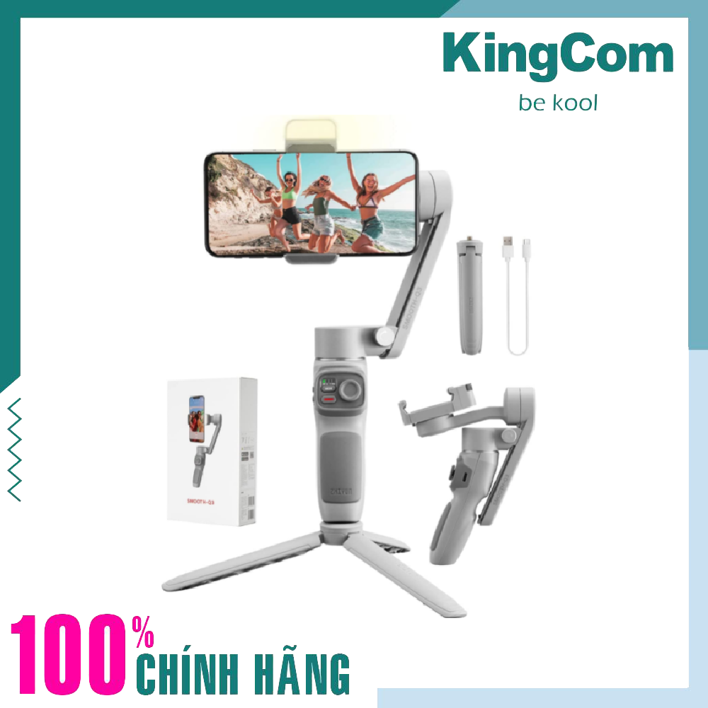 ZHIYUN SMOOTH Q3, Tay Cầm Chống Rung 3 Trục Cho Điện Thoại, Tải Trọng Tối Đa Lên Đến 280g - Hàng Chính Hãng