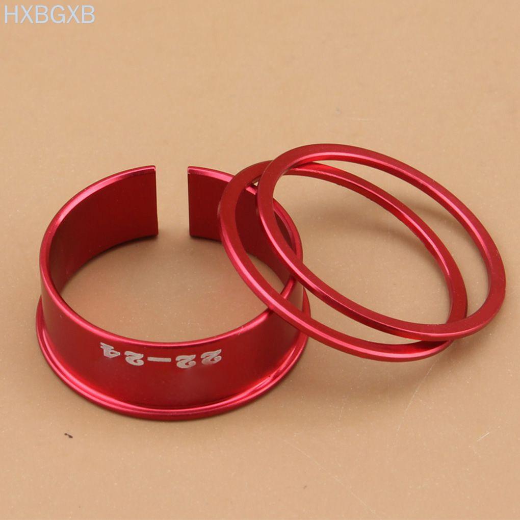 Mountain Bike Bicycle Bottom Brackets Conversion Sleeve 24mm to 22mm Cycling Aluminum Axis Adapter