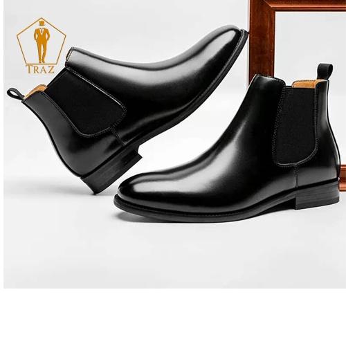 Giày boots nam Chelsea Boots Classic TRAZ đế khâu(đặt lùi 1 size)111