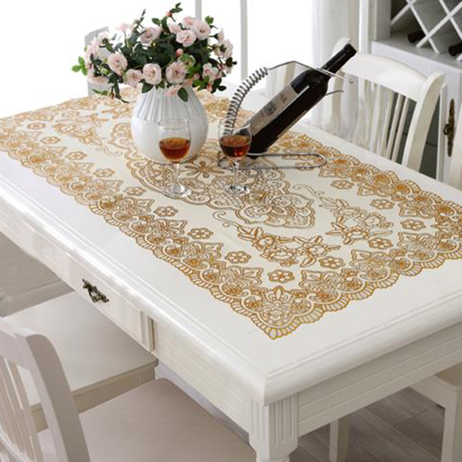 Khăn trải bàn kích thước 50x110cm, ren hoa cao cấp