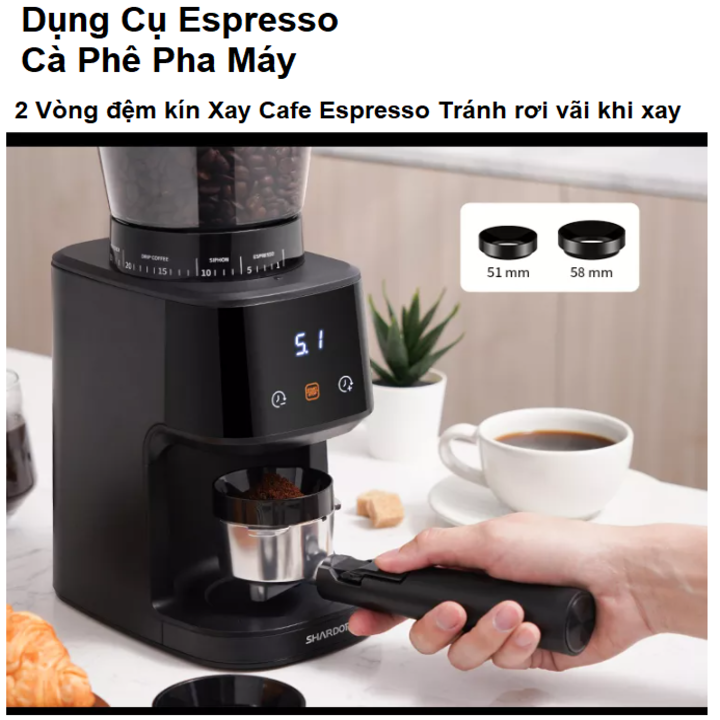 Máy Xay Hạt Cà Phê Espresso Thương Hiệu Shardor BD-CG015 (150W) - HÀNG NHẬP KHẨU