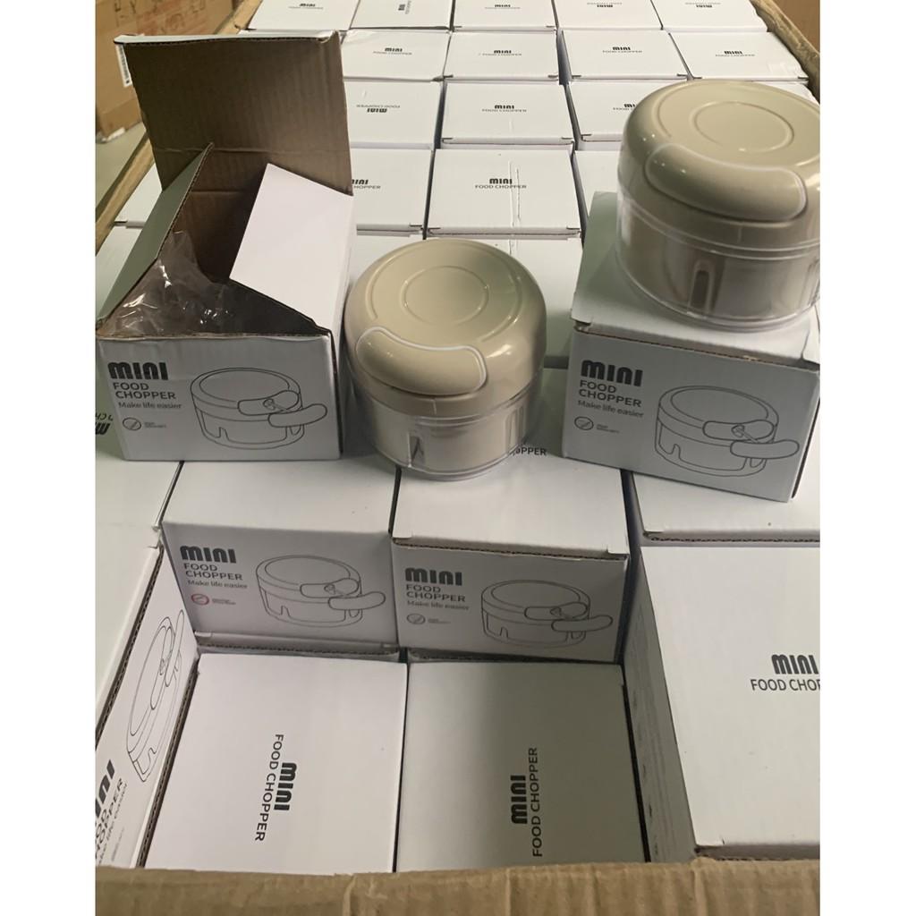 Dụng cụ xay tỏi ớt cầm tay đa năng, Cối xay thực phẩm kéo dây, Xay tỏi ớt Mini Food Chopper, siêu tiện dụng-GD265-XayToi